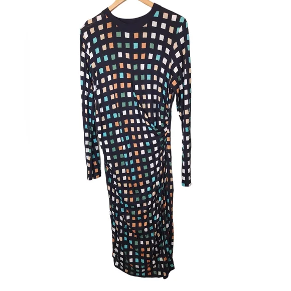 Hugo Boss Esetta Midi Long Sleeve dress XL - Picture 6 of 16